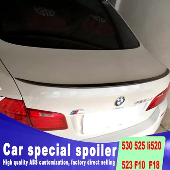 BMW 530 525li 520 523 F10 F18 2012 m. iki aukštos kokybės ABS medžiagos spoileris, galinis kamieno sparnas, galinis spoileris, kuriuos gruntas, arba 