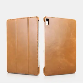 Icarer Apple iPad 4 Oro 10.9 2020 M Vintage Serijos natūralios Odos 