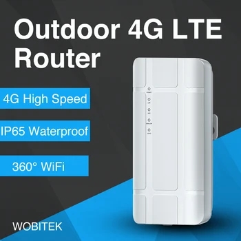 4G LTE Lauko WiFi Router Atrakinta MEZON Wireless 300Mbps Modemas Su SIM Kortelės Lizdą, LAN Prievadas Hotspot Vandeniui IP Kameros