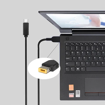 USB 3.1 C Tipo Įkrovimo Kabelis Laido Kampu PD Emuliatorius Sukelti Dc Kištukas Nešiojamas Maitinimo Adapteris, skirtas 