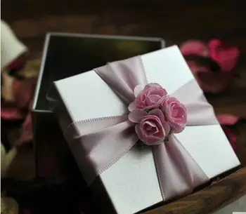 20pcs alavuotoji skarda nauja rožinė, violetinė mėlyna Creative vestuvių saldainių dėžutė Europos vestuvių asmenybės geležies dėžutė vestuvių žalia