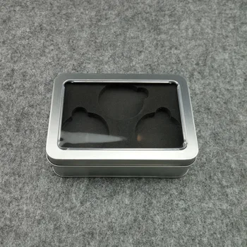 Metalinė Dėžutė Monetai skersmuo 40mm, su spongia dėklai 2 skyles, 3 skylių, 4 holdes, 6 skylių monetų ekranas turėtojas
