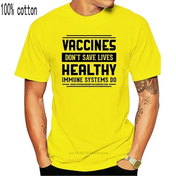 Vyrų Marškinėliai Vakcinos Nereikia gelbėti Gyvybes Moterys t-shirt