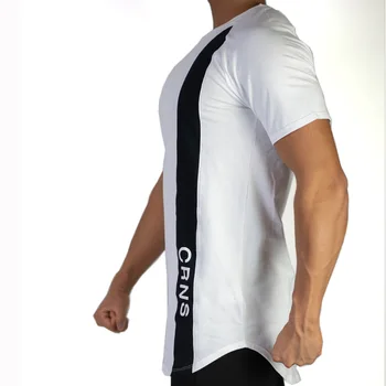 Naujas Atvykti Vyrų Marškinėlius Laisvalaikio SALĖ, Fitneso O-Kaklo Marškinėliai Kratinys Asmeninį T Shirts Treniruotės