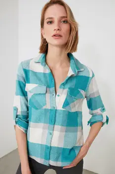 Trendyol Plaids Marškinėliai TWOAW20GO0268