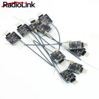 Radiolink R6DSM 2.4 G 10 kanalų Imtuvas DSSS FHSS Plitimo Spektro Radiolink Siųstuvai AT9 AT9S AT10 AT10II
