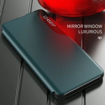 Uftemr PC Clear View Window Case for Samsung Galaxy Note 20 Ultra Atveju Magnetinio Oda, Flip Dangtelis, skirtas 