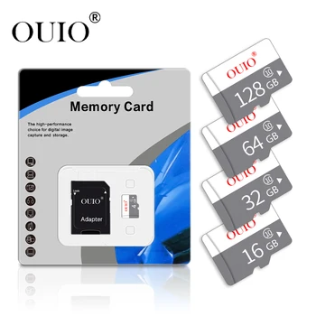 OUIO Mikro SD Kortelės Atminties Kortelę 64GB 32GB 16GB 128 GB Didelės Spartos 
