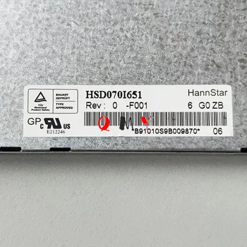 HannStar 7,0 Colių 26PIN TFT LCD Analoginis Ekrano H H070L_HSD070I651 HSD070I651 F00 480RGB (H) * 234 (V) Nemokamas Pristatymas