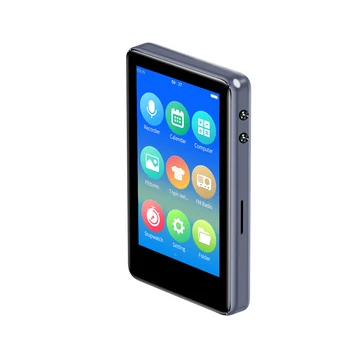 Bluetooth 5.0 mp4 grotuvas 3,0 colių visiškai jutiklinį ekraną įmontuotą garsiakalbį su e-knyga, FM radijas, diktofonas, vaizdo atkūrimas