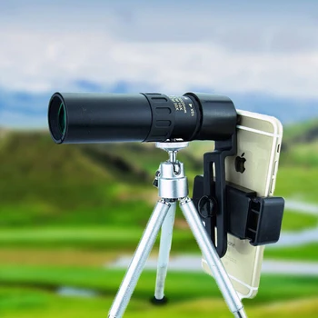4K 10-300X40mm Super Artinimo Zoom Monokuliariniai Teleskopas /Trikojis & Įrašą Nustatyti 10x300 Didinimo Lauko Medžioklės Kempingas