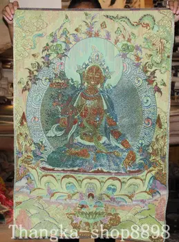 Tibeto Budizmas Audinio, Šilko 7 akis Baltoji Tara Buda Thangka Thanka Sienos kabo