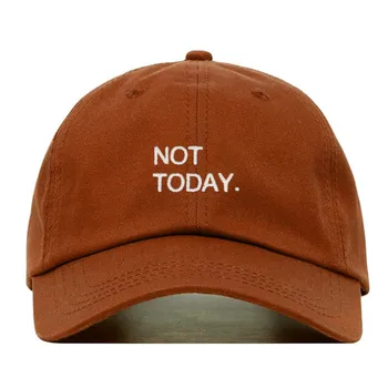 Mados hip-hop vyrų beisbolo kepuraitę NE ŠIANDIEN Išsiuvinėti Tėtis skrybėlę Pamokų laukinių moterų lauko saulės skrybėlės golfo kepurės casquette