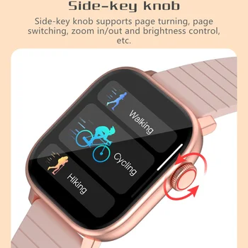 HM1 Slide-raktas knobe Smart Watch Vyrai Moterys jutiklinių Fitness Tracker Širdies ritmo Monitorius Smartwatch Laikrodžiai GTS už Xiaomi 
