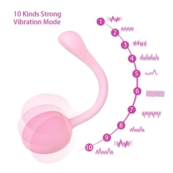 IKOKY Lenkimo Vibruojantis Kiaušinis Moterų Masturbator 10 Greičio G-spot Klitorio Vaginos Stimuliatorius Dildo Vibratorius, Sekso Žaislai Moterims