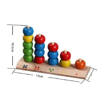 Matematikos Žaislai, Logaritminis Mediniai Žaislai Vaikams Ankstyvosios Vaikystės Kompiuterija Rėmo Skaičiavimo Mokymo Priemonių Montessori Ugdymo