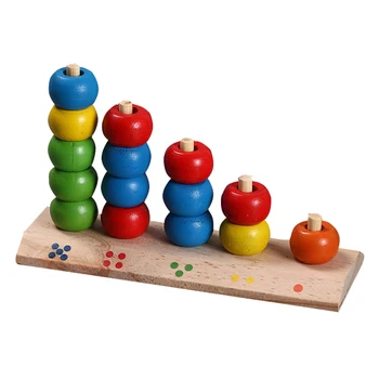 Matematikos Žaislai, Logaritminis Mediniai Žaislai Vaikams Ankstyvosios Vaikystės Kompiuterija Rėmo Skaičiavimo Mokymo Priemonių Montessori Ugdymo