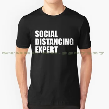 Socialinis Atskyrimas Ekspertų Mados Derliaus Marškinėlius T Shirts, Intravertas Juokinga Gripo Tipografijos Per Ir Be Kabučių Kabučių Grafinė