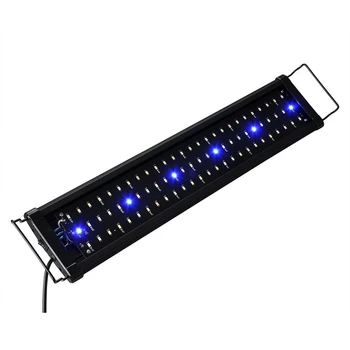 Super Slim LED Šviesos Akvariumas Multi-Color Visą Spektrą 30-120cm Žuvų Bakas Vandens Augalų Jūrų Augti Apšvietimo Lempos ES Plug