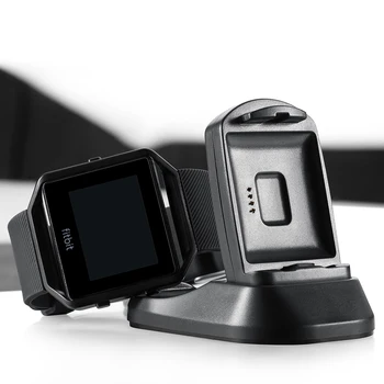Naujas USB Įkrovimo Stoties Savininkas Fitbit Blaze Žiūrėti įkrovimo stovas joninių smart žiūrėti įkroviklis