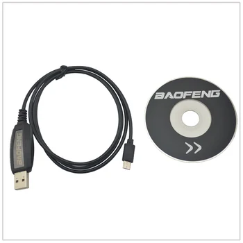 USB Programavimo kabelis baofeng walkie talkie BF-T1 Mini Nešiojamieji Du būdu Radijo