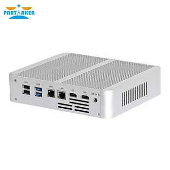 Partaker Mini PC Intel Core i7 1065G7 i5 1035G4 2*RAM Slots Max 64GB DDR4 RAM Žaidimų Kompiuterį 2*kaip hdmi2.0 2*LAN 8*USB