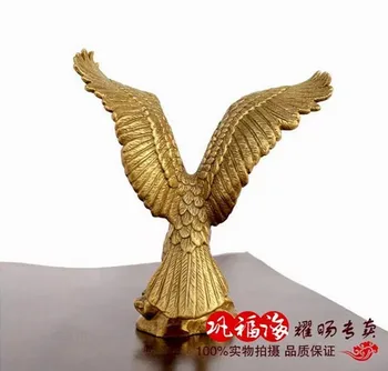 YM 308 Kinija Žalvario, Bronzos Statula EAGLE/Hawk Pav statulėlės 4.5