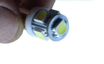 10vnt 6.3 V 6 V DC ne polar T4W BA9S 5 SMD 5050 LED Pinball Mašina, Lemputės, Lempos, Lemputės, Balta mėlyna šilta balta žalia raudona