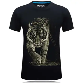 Mwxsd prekės ženklo Vyrai 3d atspausdintas Marškinėliai tigras spausdinimo vyrų vasaros marškinėliai mens socialinės viršuje tees marškinėliai M-5XL