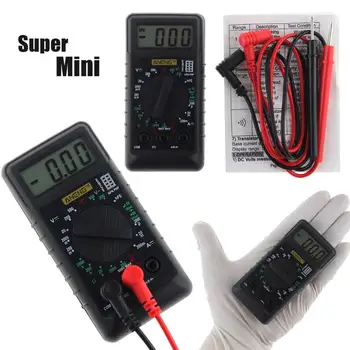 Mini Pocket DMM Skaitmeninės Kelių Metrų OHM Bandymo Voltmeter Ammeter su Sirena