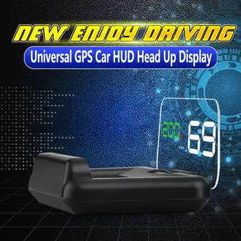 Universalus Veidrodis T900 HUD Automobilių Head up display prekinis, galinis Stiklo GPS Greičio Projektorius Apsaugos Signalizacija Vandens temp greičio viršijimo APS / min Įtampa
