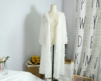 Kpop ROSE Pasakų stiliaus balta plunksna kutas ilgas cardigan megztinis moterims korėjos temperamentas ilgas rankovėmis ploni megztiniai