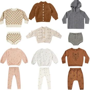 Vaikai vilnos Megztiniai 2020 RC Nauja Rudens Žiemos Berniukų, Mergaičių Mados Megzti Megztinis Baby Vaikų Medvilnės Outwear Viršūnes Drabužiai