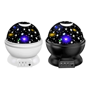LED Sukasi Naktį Šviesos Projektorius Žvaigždėtas Dangus Star Master Projekcija lempos Vaikų Kambarys Dekoruotas Apšvietimas dovana Dropship