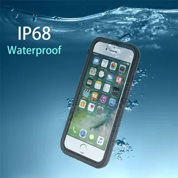 IP68 3m Giliai po vandeniu Uždaromos Atveju iPhone 6 6s 7 8 Plius Padengti Vandeniui atsparus smūgiams 360 viso Kūno Apsaugoti Fundas Nardymas
