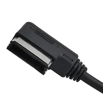 Žiniasklaidos Stereo 3.5 mm Audio ir USB-C Pagalbiniai Adapterio Kabelį AMI MDI Automobilių 