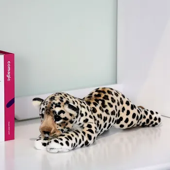 Naujas prabangus leopardas gulėti žaislas aukštos kokybės leopardo lėlės dovana, apie 48cm