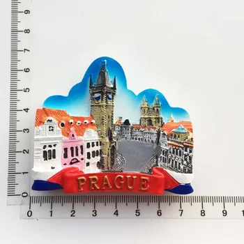 Čekija Prague Kultūrinio Kraštovaizdžio Turizmo Suvenyrai, Šaldytuvas Magnetai Ranka-dažytos Magnetinio Šaldytuvas Lipdukai Namų Dekoro
