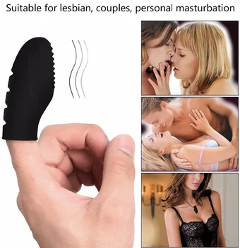 Orgazmas Žaislai Silikono Piršto Vibratorius Massager G-taško Stimuliacija Clit Vibracijos Moterų Lesbiečių Masturbator