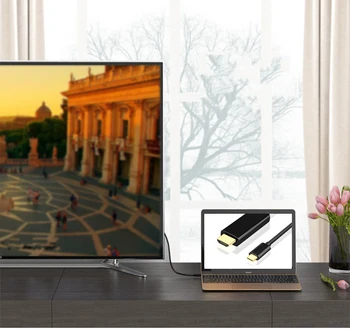 Už CHUWI UBook Pro 8100y tipas-c eilė HDMI kabelį Prijunkite TV projektorius 4k HD linijos 1080P Tipo CTOHDMI HD duomenų kabelis