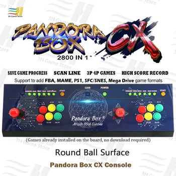 Pandora Box CX geležies Konsolės 2800 1 Arcade Žaidimas Gali išsaugoti žaidimą Turi 3P 4P žaidimas 3D tekken Plug and play Usb vairalazde skirta pc, ps3