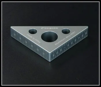 Nemokamas pristatymas Aliuminio Lydinio matavimo įrankis,Medienos apdirbimo valdovas,priemonė skirta medienos raižybos Dailidžių trikampis Metrinių Imperial