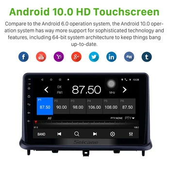 Seicane Android 10.0 RDS Automobilio Radijo 2G+32G IPS 2.5 D Galvos Vienetas Grotuvas GPS Changan Alsvin V7 paramos Carplay Galinio vaizdo kamera