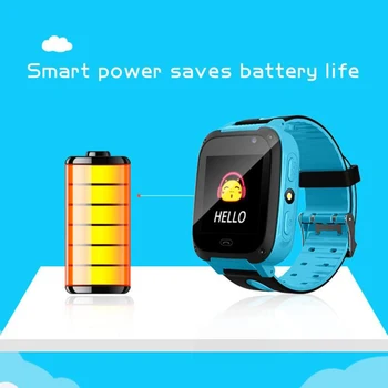 Smart Žiūrėti Vaikams, Vaikams Žiūrėti Telefono Sim Kortelės Dail Skambutį Palieskite Ekraną Vandeniui Smart Laikrodis LED Žibintuvėlis Smartwatches