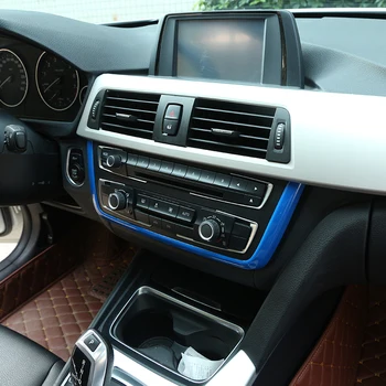 BMW 3 4 Serijos 3 Serijos GT F30 F36 316 318 320 2013-2019 Konsolė Multimedijos Rėmo Apdaila, ABS Chrome 