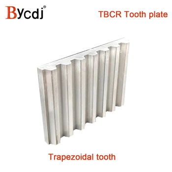 Aliuminio Trapecijos dantų Apkabos, Dantų plokštelės AT5 T5 T10 AT10 atviros sinchroninės juostos Fiksuota laiko juosta ryšio Gusset plokštė
