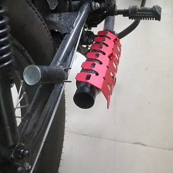 Motociklo išmetimo duslintuvo vamzdis raštas šilumos skydas skydas šilumos padengti motociklo priedai, dalys M5U4