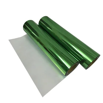 Šilumos perdavimo vinyl Metallic green folijos ritinį, vinilo geležies perdavimo HTV drabužius vinilo šilumos spaudos dekoras plėvelės lengvai piktžolių iškirpkite vinilo