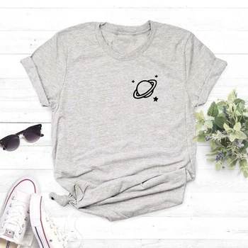 Vietos kišenėje marškinėliai tumblr marškinėliai moterims grafinis tee dovana paauglių drabužių spausdinti moteriški medvilniniai marškinėliai vasaros viršūnes