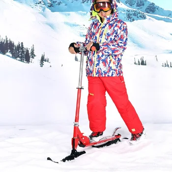 Sulankstomas rogės slidinėjimo rogės suaugusiųjų lankstymo riedlentė naujas multi-funkcija Skibob roller riedlentė lauko sporto JSGM-06